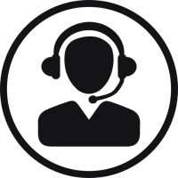 Icône de réponse aux alarmes par agent d’intervention.