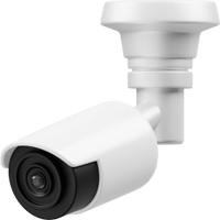 Icône représentant une caméra CCTV pour la vidéosurveillance.