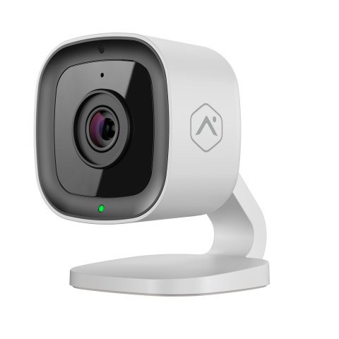 Caméra de surveillance intérieure compacte pour domicile.