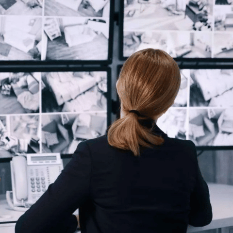 Supervision à distance du système de sécurité via écrans de contrôle