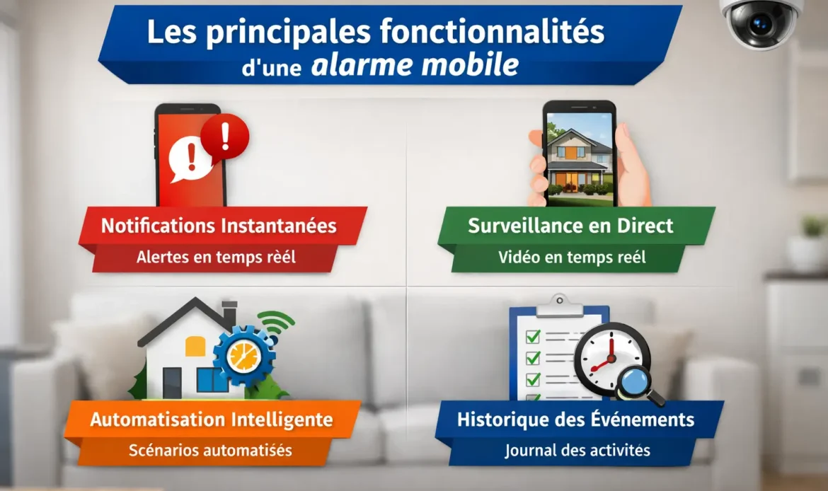 alarme maison avec application mobile