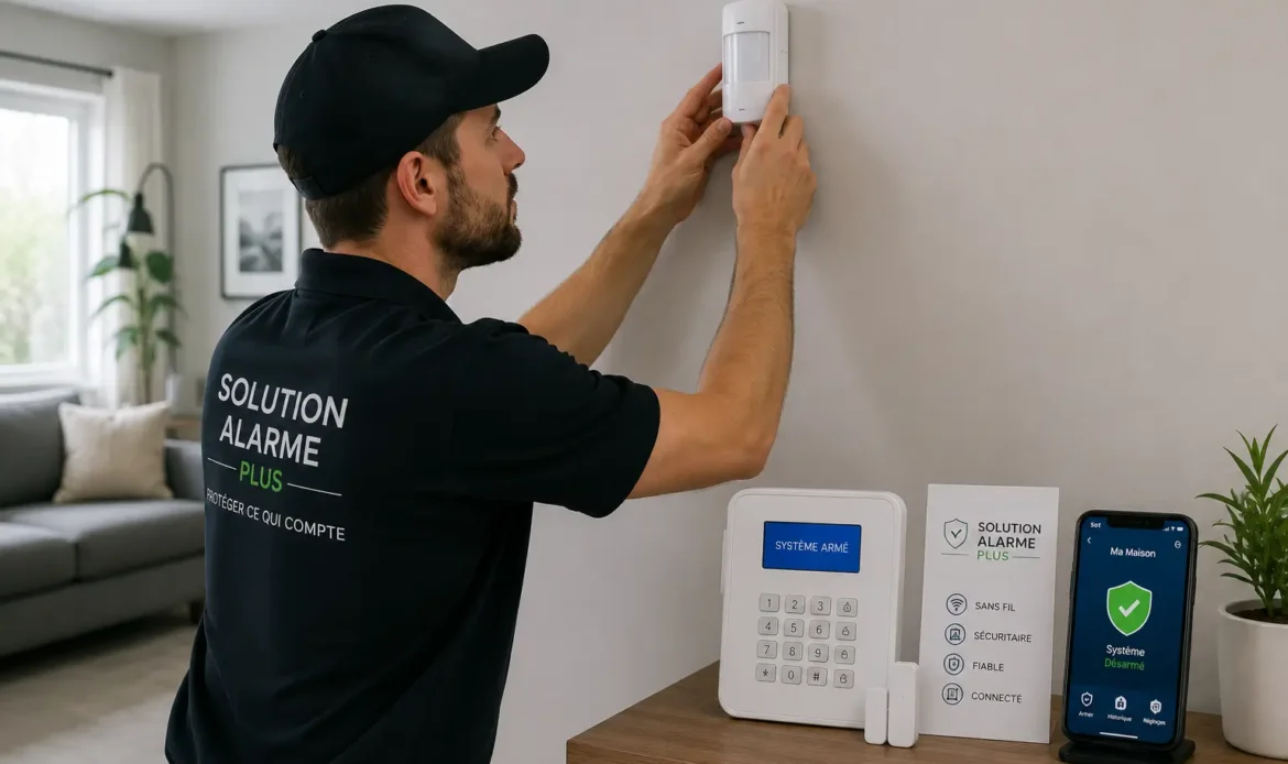 Wireless alarm installation for existing homes in Quebec