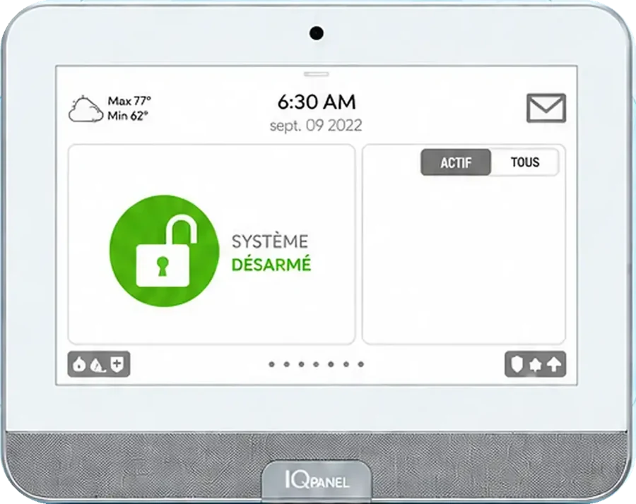 Panneau Qolsys IQ Panel 4