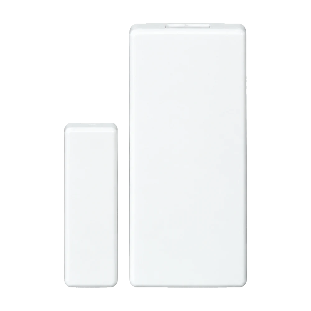 Example of a white magnetic door or window contact